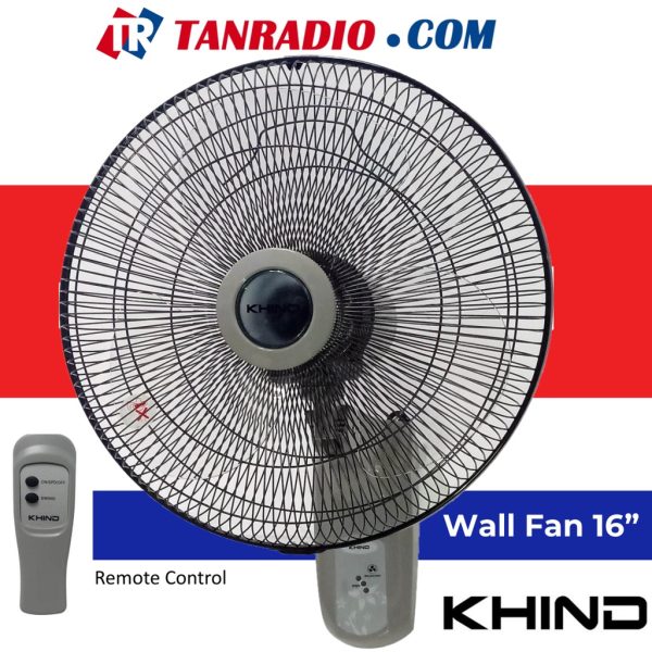 Khind Wall Fan With Remote Control WF16JR Kipas Dinding 1688TR - Image 4