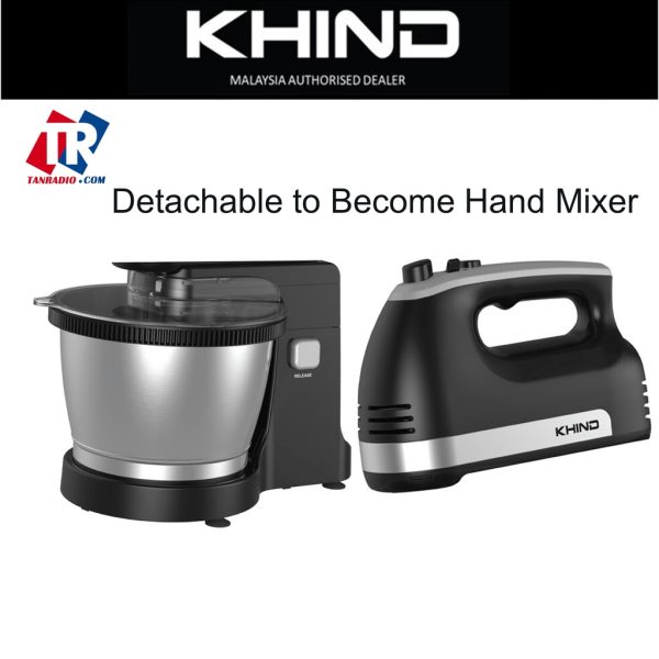 Khind SM335S Stand Mixer With Bowl 5 Speeds - MESIN PENGADUK - Image 4