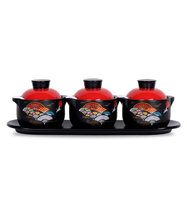 SHANGCHU COLOR KING CERAMIC CRUET SET - Image 2